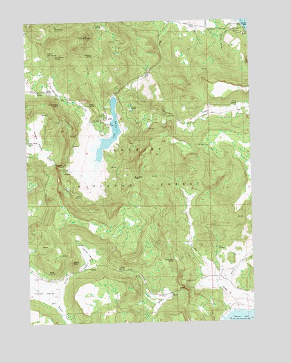Dog Lake, OR USGS Topographic Map
