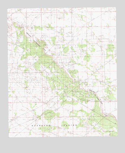 Dog Lake, NM USGS Topographic Map