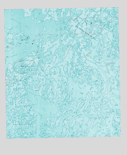 Dog Lake, LA USGS Topographic Map