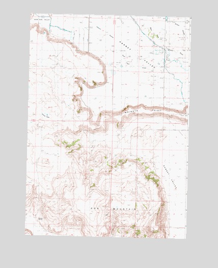 Dog Mountain, OR USGS Topographic Map