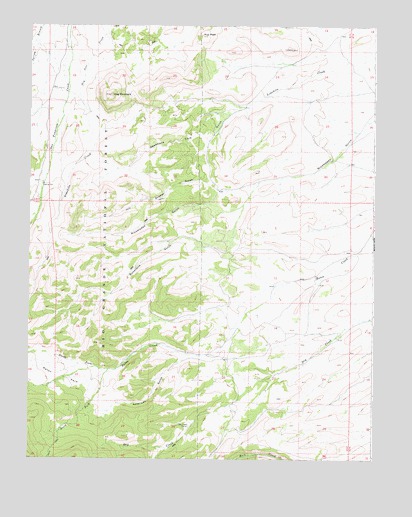 Dog Mountain, CO USGS Topographic Map