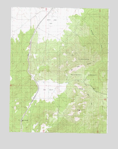 Dog Valley Peak, UT USGS Topographic Map