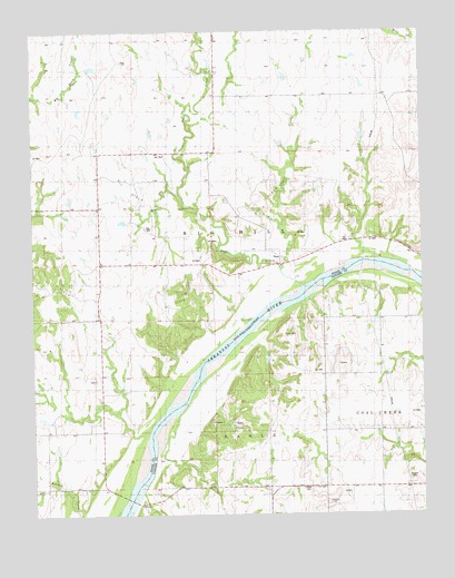 Doga Creek, OK USGS Topographic Map