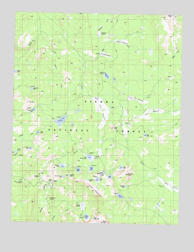 Dogtooth Peak, CA USGS Topographic Map