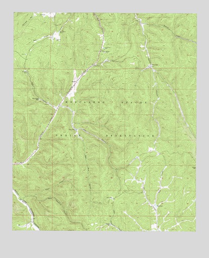 Apache Summit, NM USGS Topographic Map