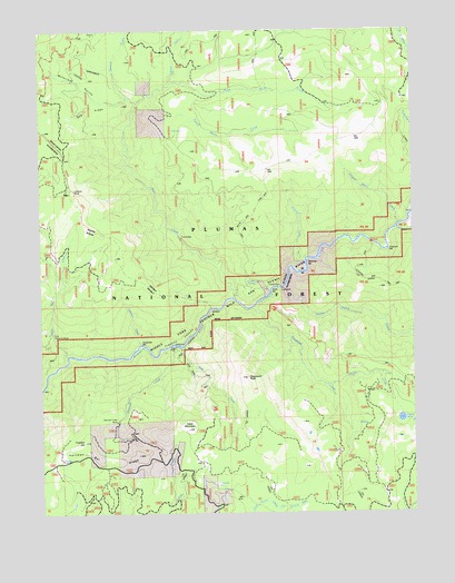 Dogwood Peak, CA USGS Topographic Map