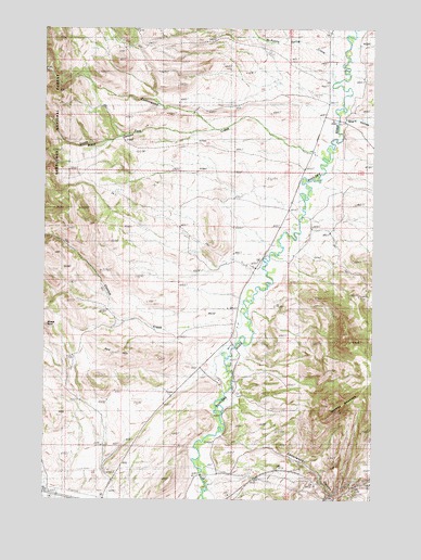 Doherty Mountain, MT USGS Topographic Map