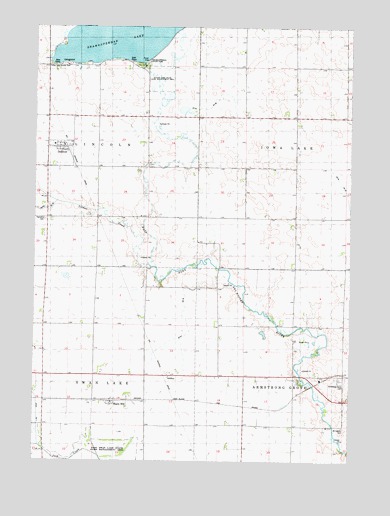 Dolliver, IA USGS Topographic Map