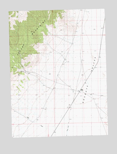 Dolly Varden, NV USGS Topographic Map