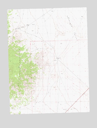 Dolly Varden Spring, NV USGS Topographic Map