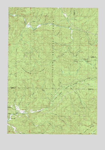 Dolph, OR USGS Topographic Map