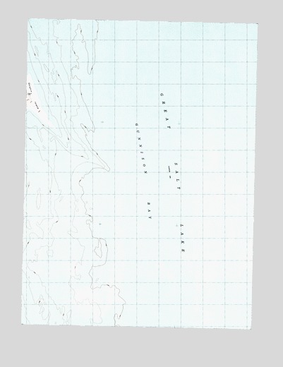 Dolphin Island East, UT USGS Topographic Map