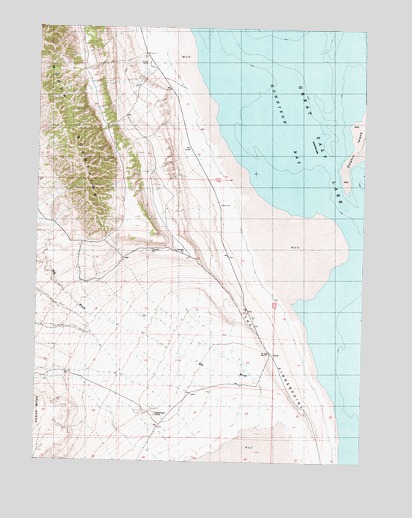 Dolphin Island West, UT USGS Topographic Map