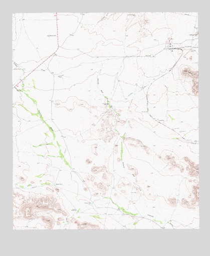 Dome Hill, TX USGS Topographic Map