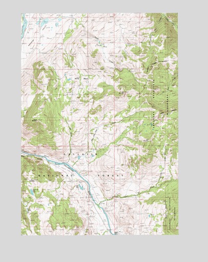 Dome Mountain, MT USGS Topographic Map