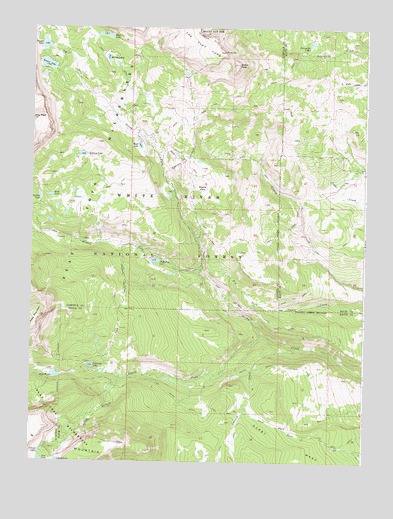 Dome Peak, CO USGS Topographic Map