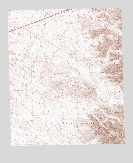 Dome Rock Mountains SW, AZ USGS Topographic Map