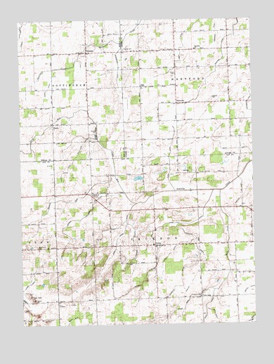 Domestic, IN USGS Topographic Map