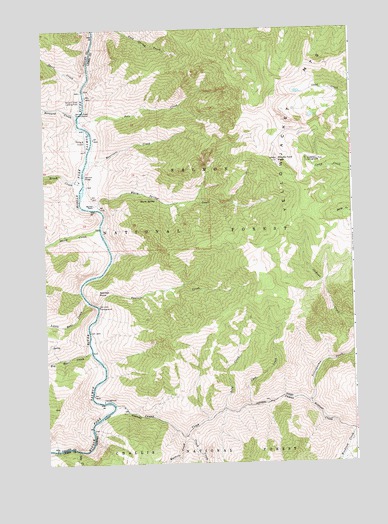 Aparejo Point, ID USGS Topographic Map