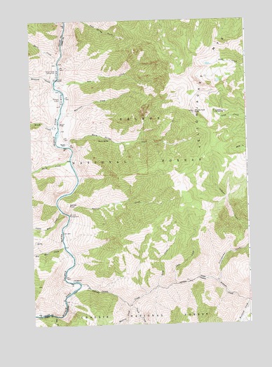 Aparejo Point, ID USGS Topographic Map