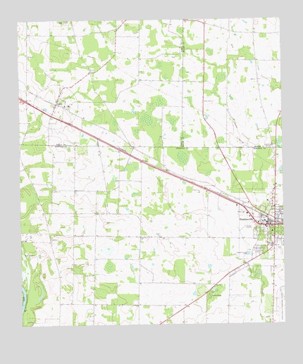 Donalsonville West, GA USGS Topographic Map