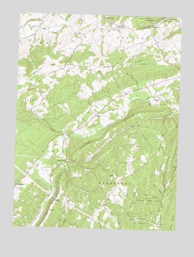 Donation, PA USGS Topographic Map