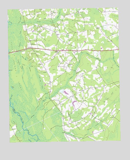 Dongola, SC USGS Topographic Map