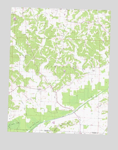 Dongola, MO USGS Topographic Map