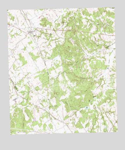 Donie, TX USGS Topographic Map