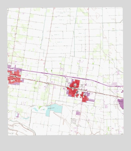 Donna, TX USGS Topographic Map