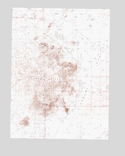 Donna Schee Peak, NV USGS Topographic Map