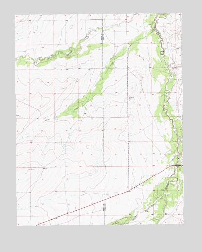 Apishapa Bridge, CO USGS Topographic Map