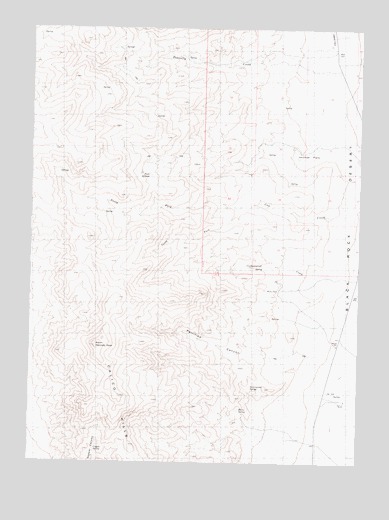 Donnelly Creek, NV USGS Topographic Map