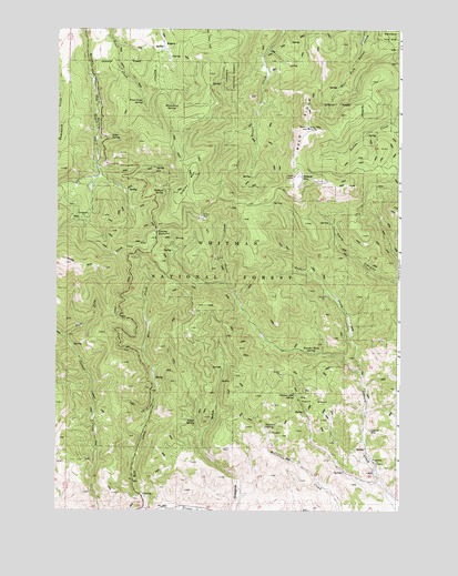 Dooley Mountain, OR USGS Topographic Map