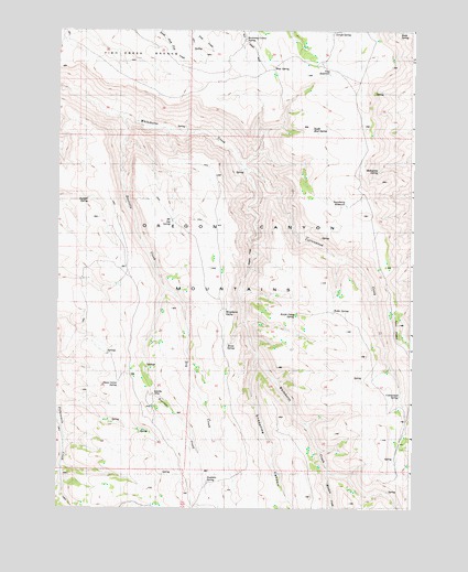 Doolittle Creek, OR USGS Topographic Map