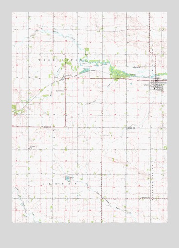 Aplington, IA USGS Topographic Map