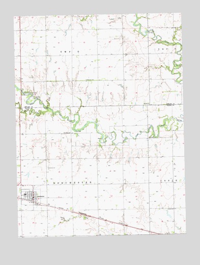 Dorchester, NE USGS Topographic Map
