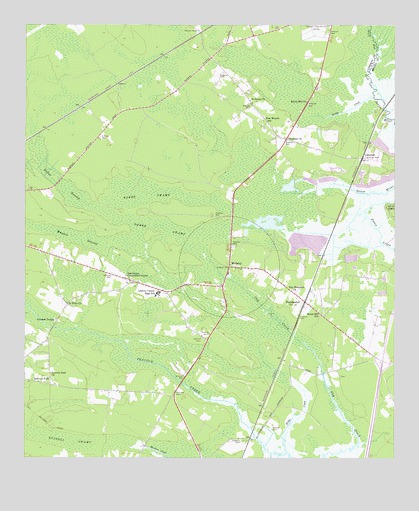 Dorchester, GA USGS Topographic Map