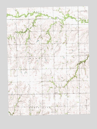 Dorchester SW, NE USGS Topographic Map