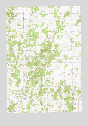 Dorrity Creek, WI USGS Topographic Map