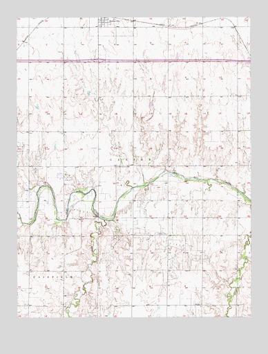 Dorrance SW, KS USGS Topographic Map