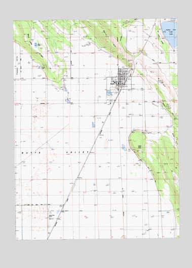 Dorris, CA USGS Topographic Map