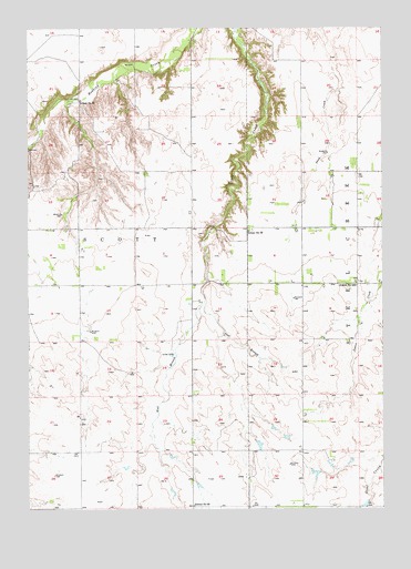 Dorsey NW, NE USGS Topographic Map