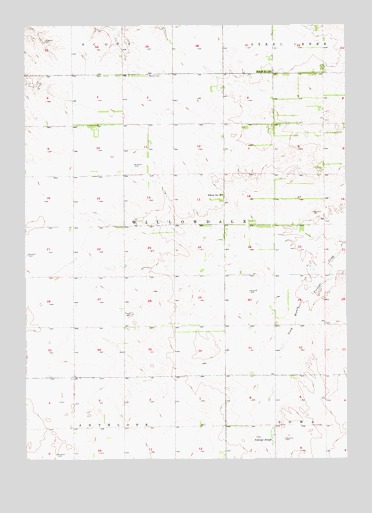 Dorsey SW, NE USGS Topographic Map