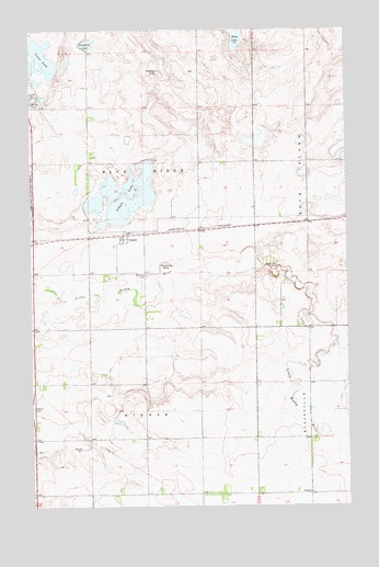 Appam, ND USGS Topographic Map