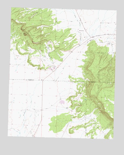 Dos Lomas, NM USGS Topographic Map