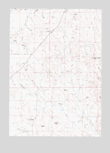 Appel Butte, WY USGS Topographic Map