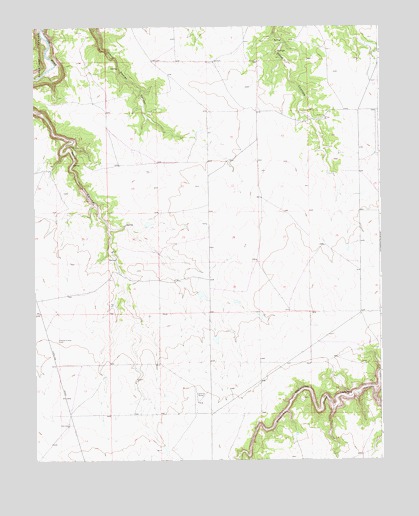 Doss Canyon South, CO USGS Topographic Map