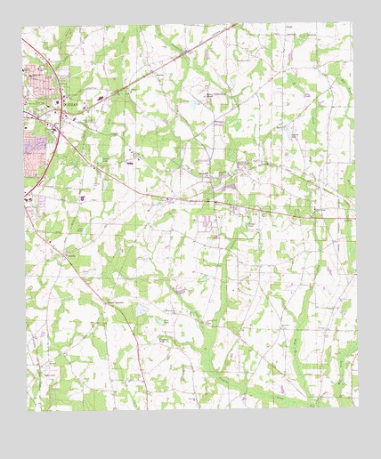 Dothan East, AL USGS Topographic Map