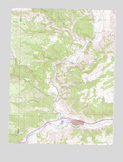 Dotsero, CO USGS Topographic Map